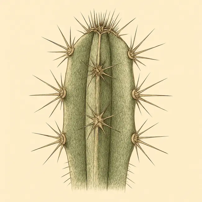 Acanthocereus – Botanische Detailillustration