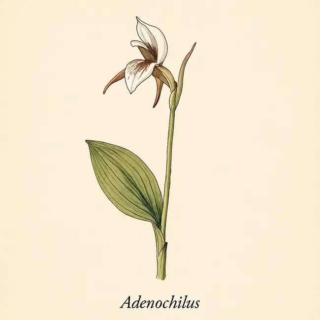 Adenochilus Illustration