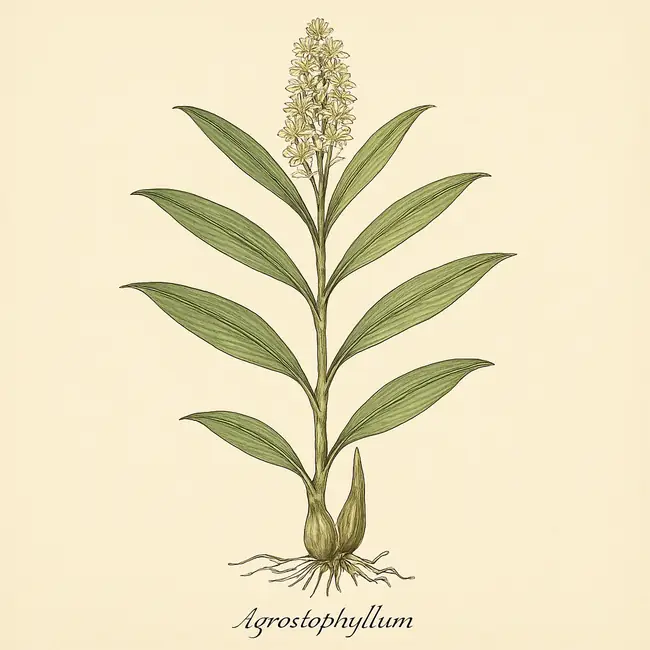 Agrostophyllum Illustration