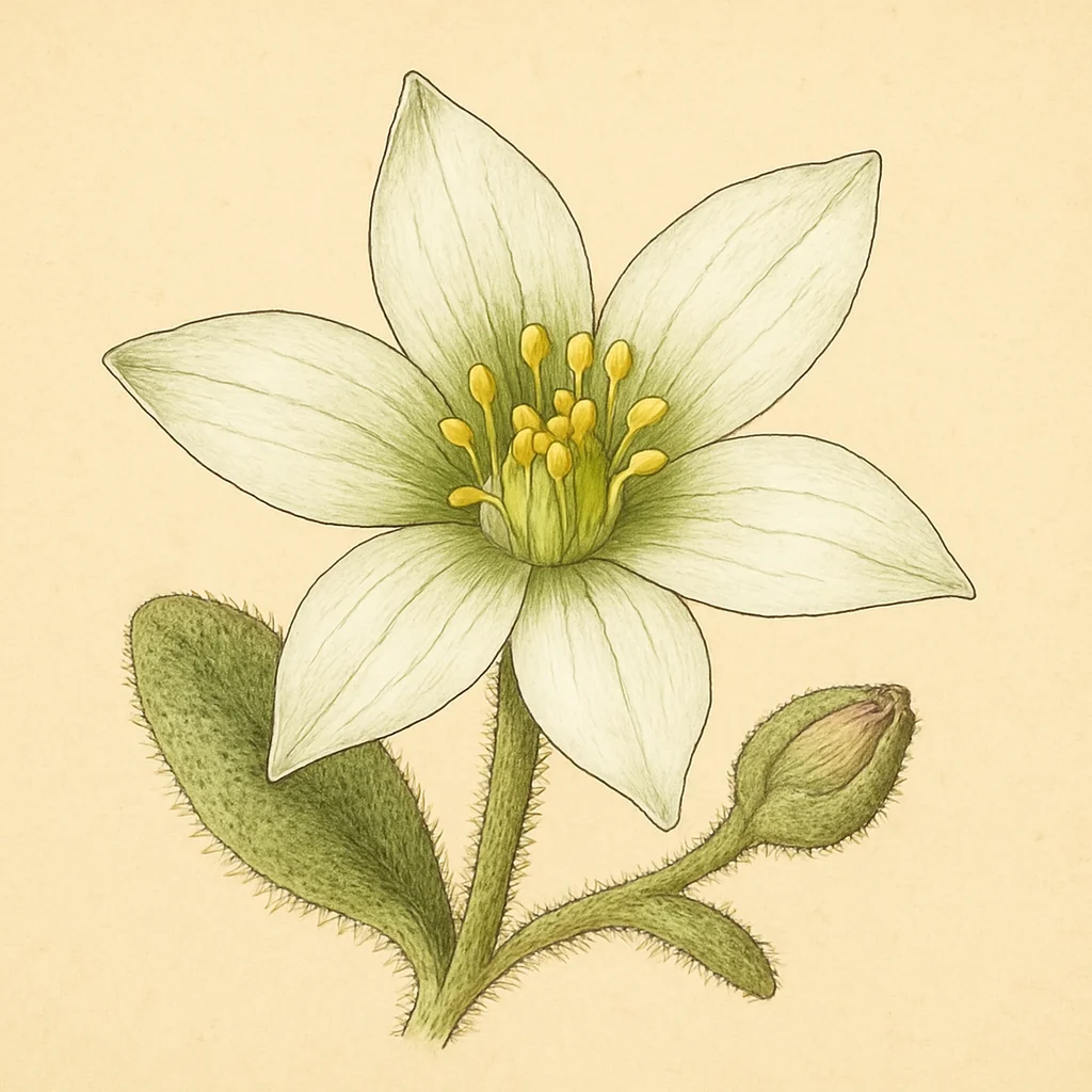 Aizoanthemopsis – Botanische Illustration der Blüte