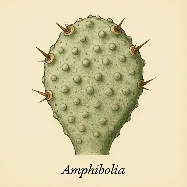 Amphibolia – Botanische Detailillustration