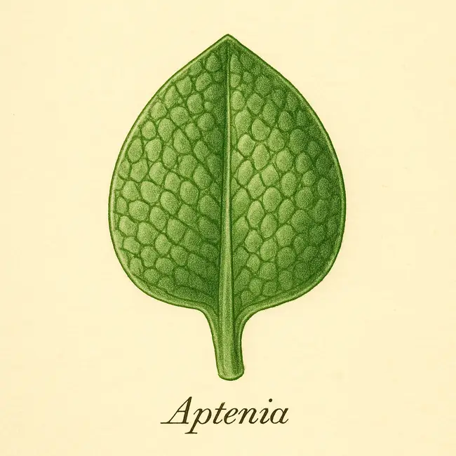 Aptenia – Botanische Detailillustration