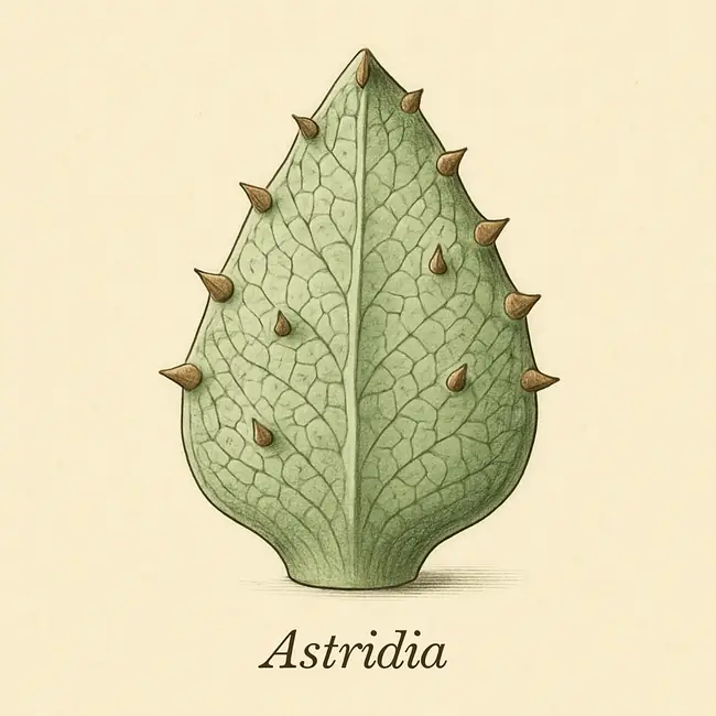 Astridia – Botanische Detailillustration