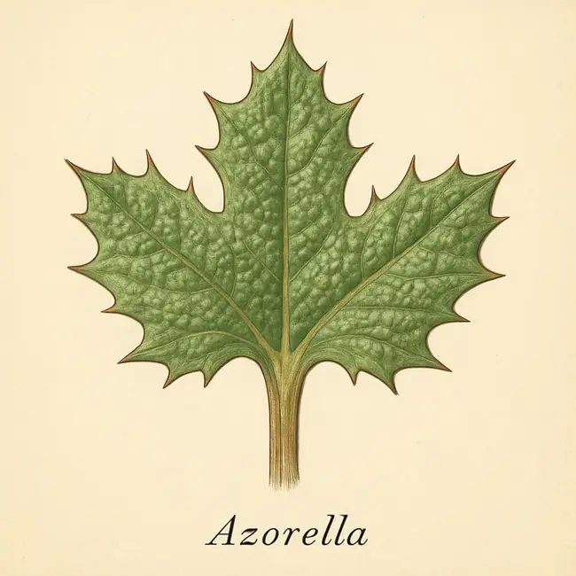 Azorella – Botanische Detailillustration