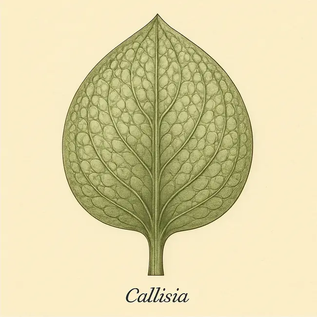 Callisia – Botanische Detailillustration