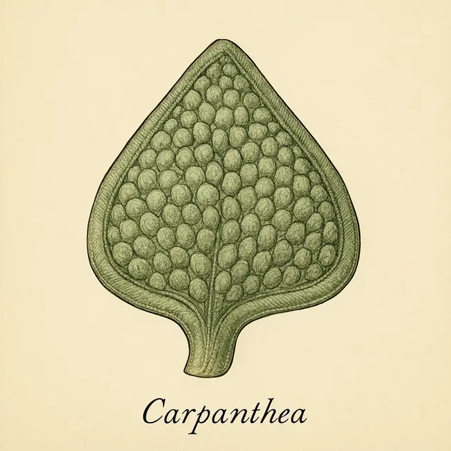 Carpanthea – Botanische Detailillustration
