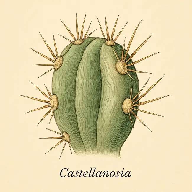 Castellanosia – Botanische Detailillustration