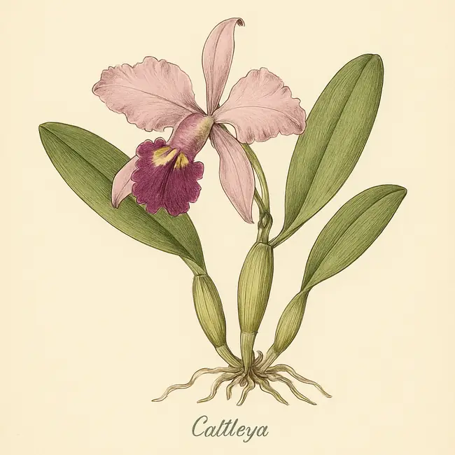 Cattleya Illustration