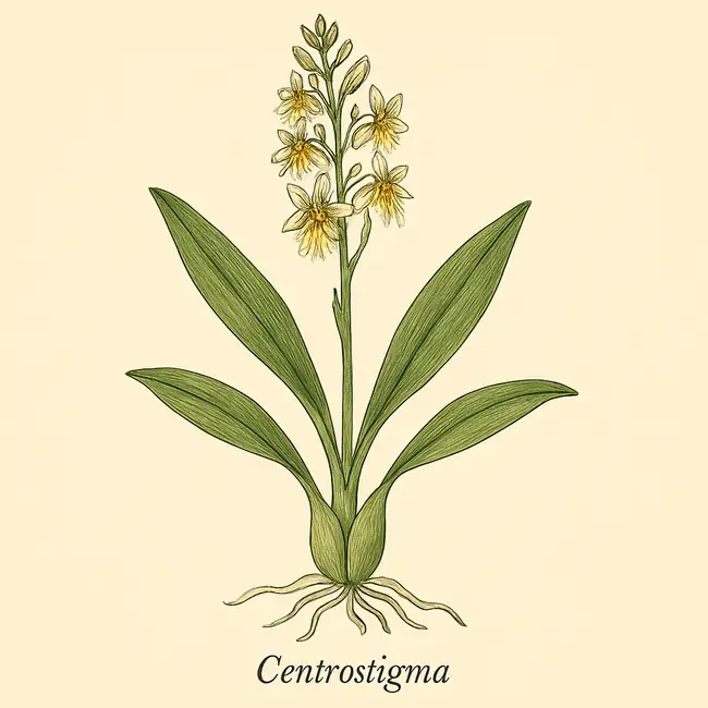 Centrostigma – Botanische Illustration des Habitus