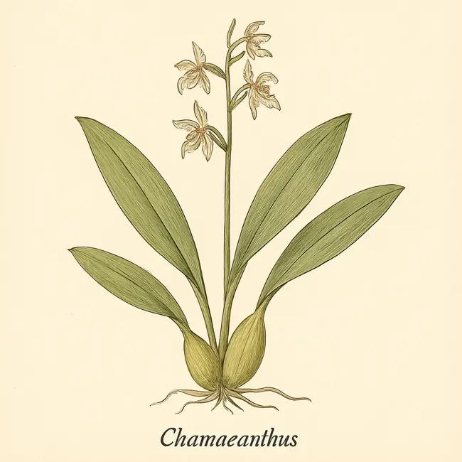 Chamaeanthus – Botanische Illustration des Habitus