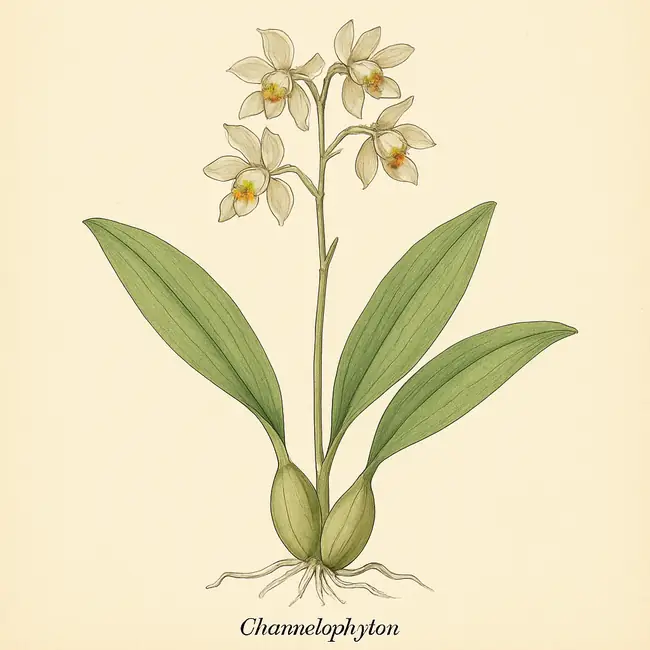 Chamelophyton – Botanische Illustration des Habitus