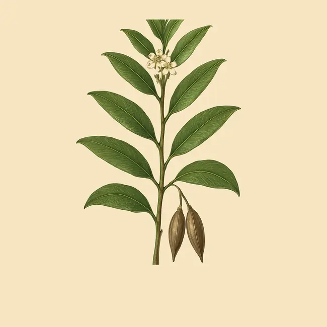 Decalepis – Botanische Illustration des Habitus