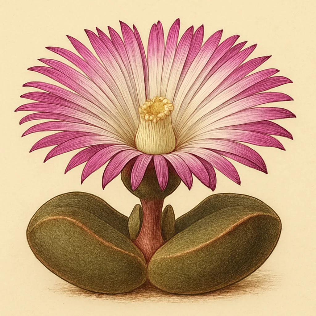 Didymaotus – Botanische Illustration der Blüte