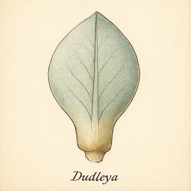 Dudleya – Botanische Detailillustration