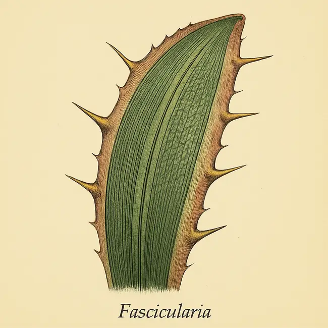 Fascicularia – Botanische Detailillustration