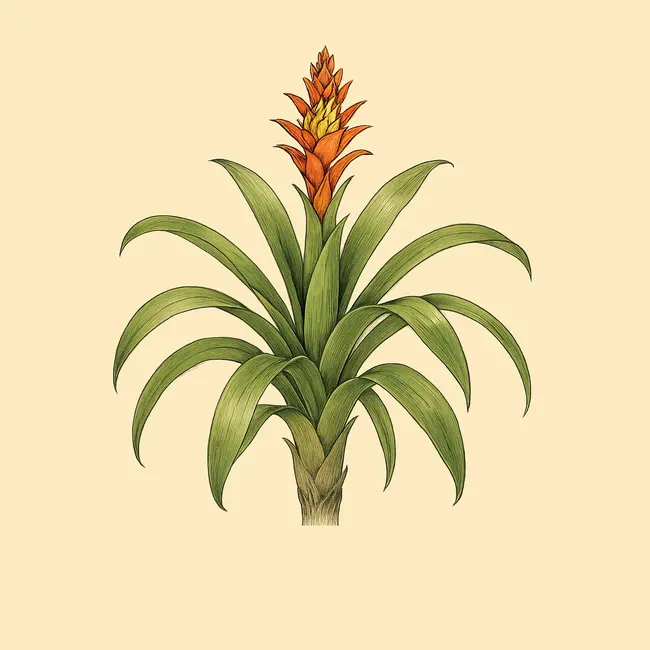 Guzmania Illustration