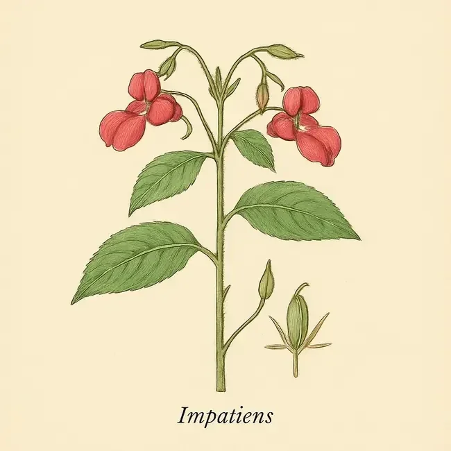 Impatiens Illustration