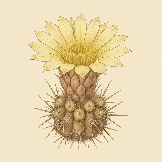 Islaya – Botanische Illustration der Blüte
