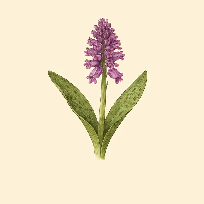 Lachenalia – Botanische Illustration des Habitus