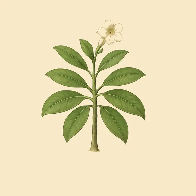 Lepinia – Botanische Illustration des Habitus