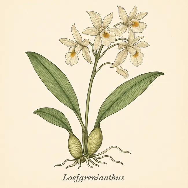 Loefgrenianthus – Botanische Illustration des Habitus
