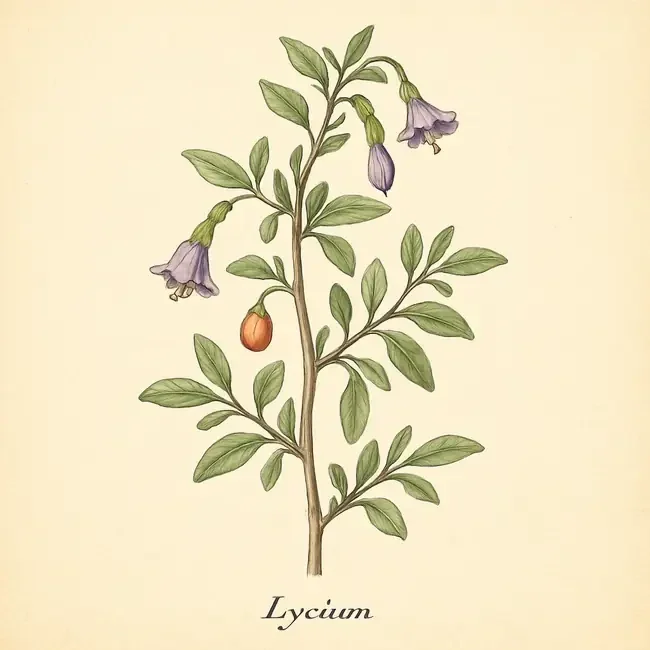 Lycium Illustration