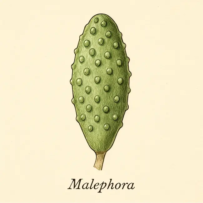 Malephora – Botanische Detailillustration