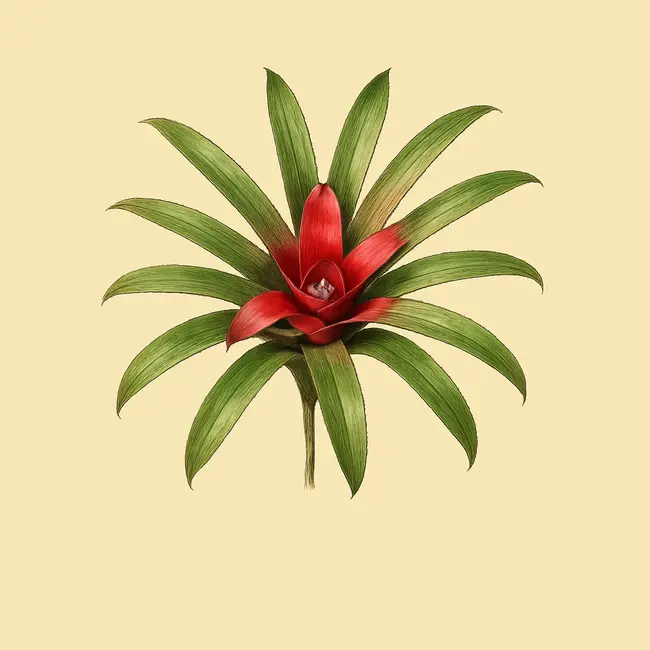 Neoregelia Illustration