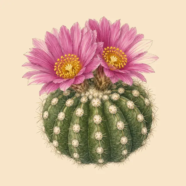 Notocactus Illustration