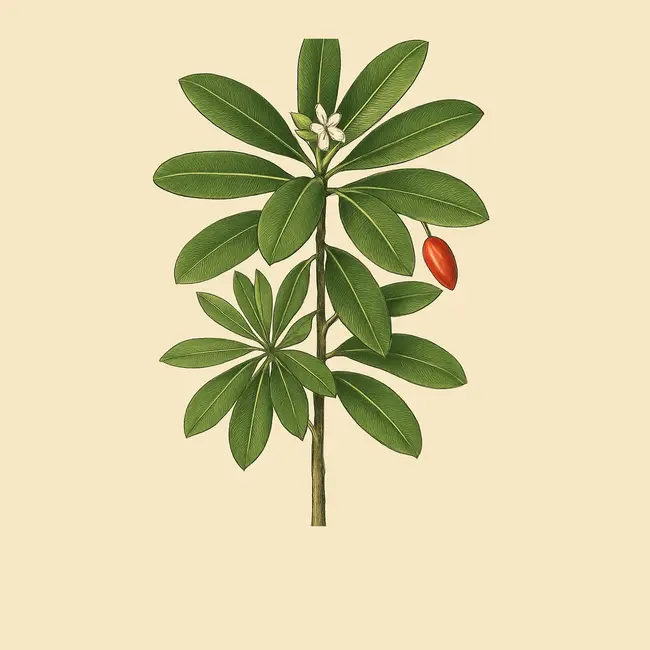 Ochrosia Illustration
