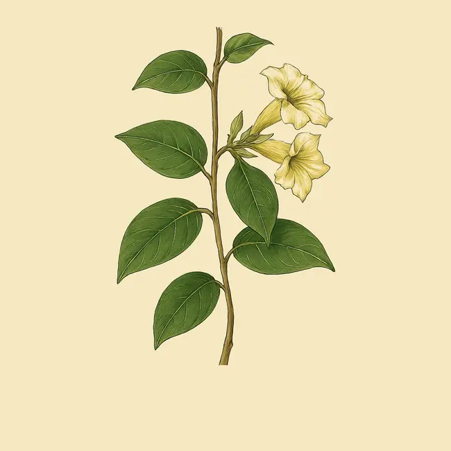 Odontadenia Illustration