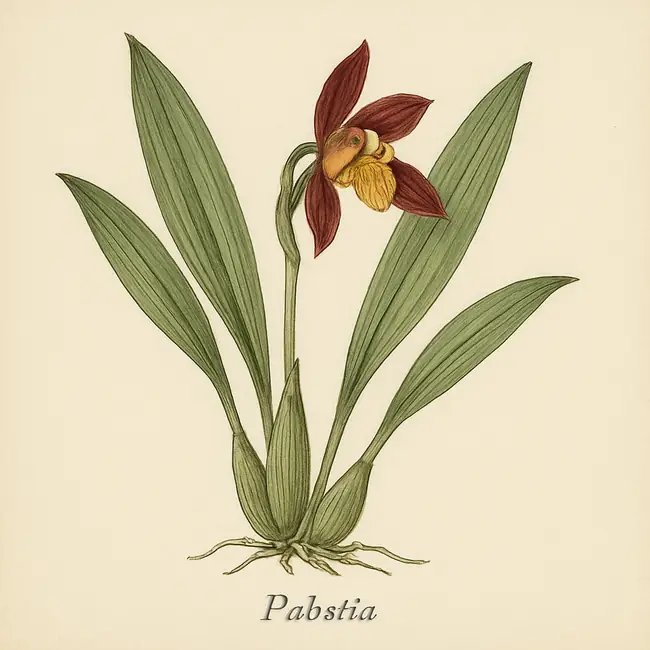 Pabstia – Botanische Illustration des Habitus