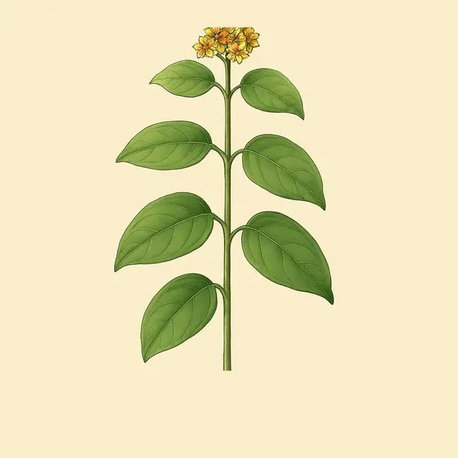 Petalostelma – Botanische Illustration des Habitus