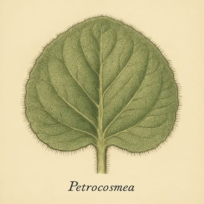 Petrocosmea – Botanische Detailillustration