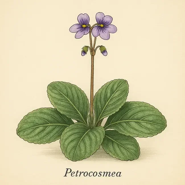 Petrocosmea Illustration