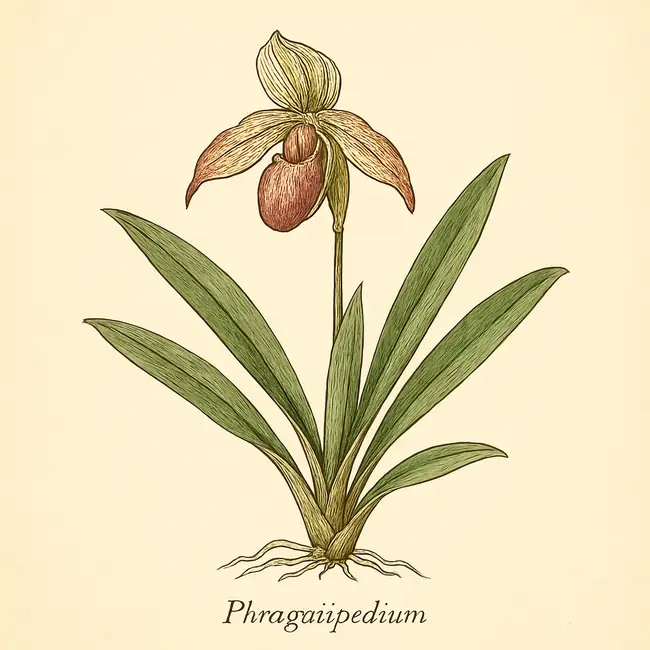 Phragmipedium Illustration