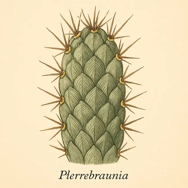 Pierrebraunia – Botanische Detailillustration