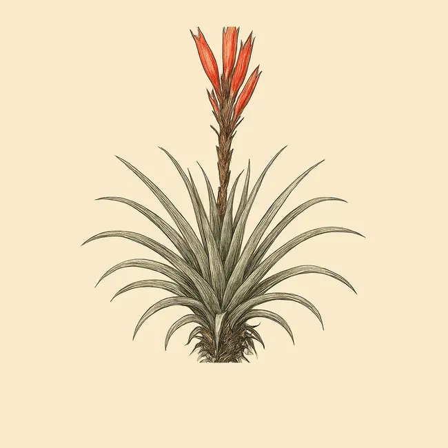 Pitcairnia Illustration