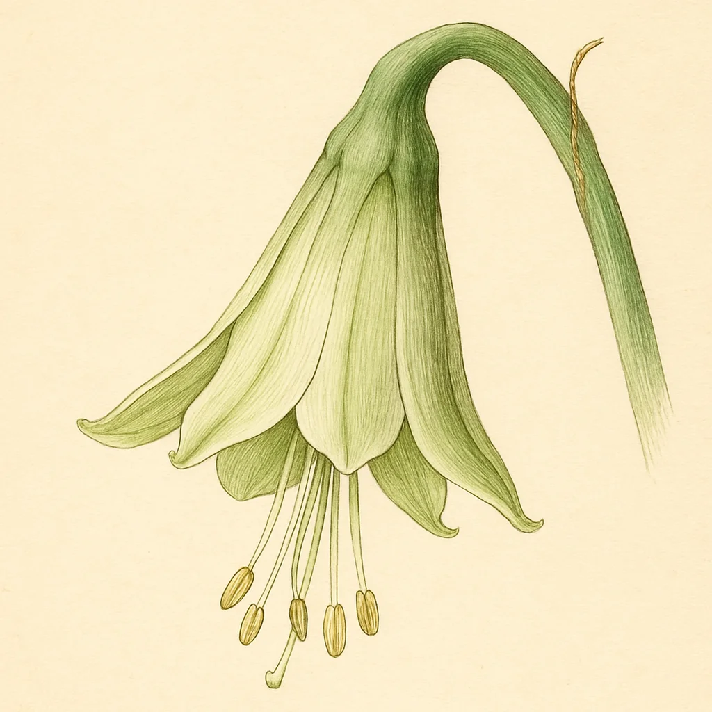 Rauhia – Botanische Illustration der Blüte