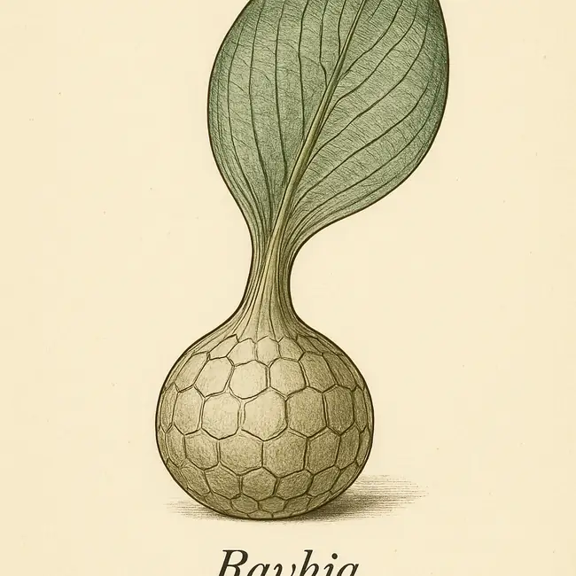 Rauhia – Botanische Detailillustration