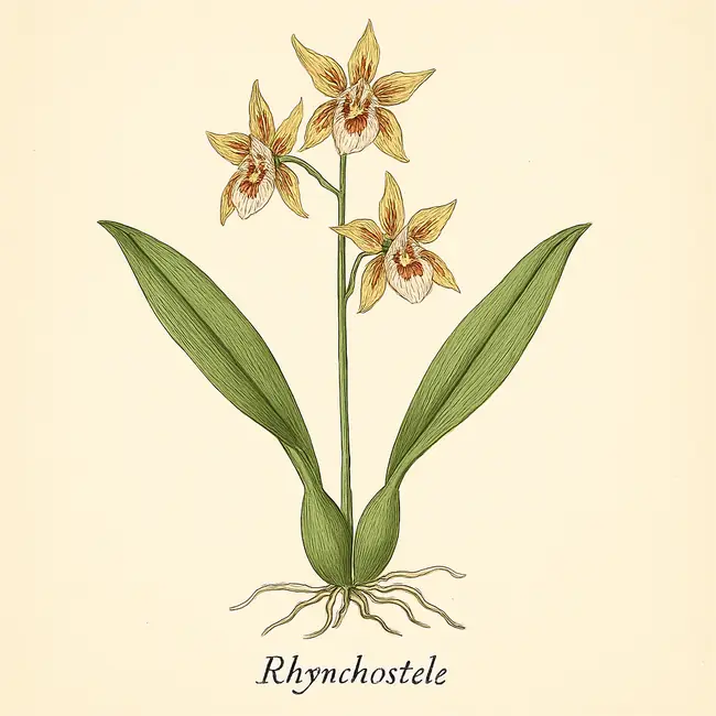 Rhynchostele Illustration