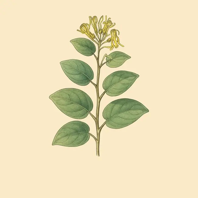 Riocreuxia – Botanische Illustration des Habitus