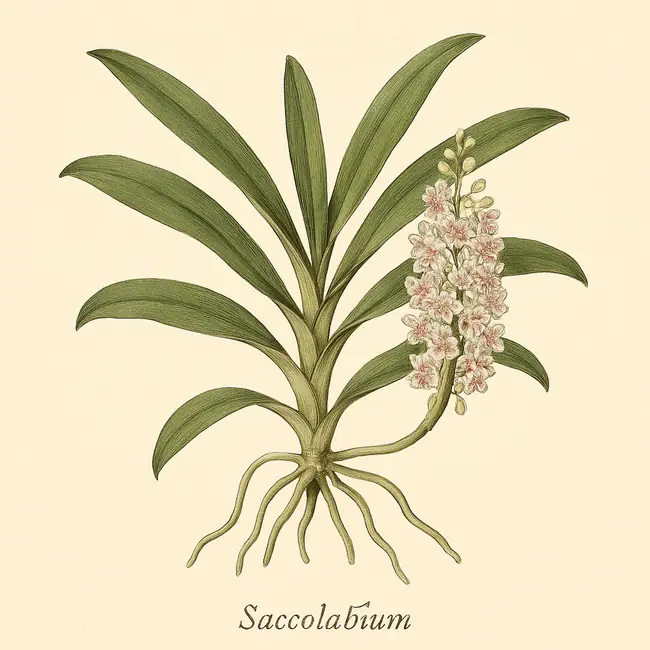 Saccolabium Illustration
