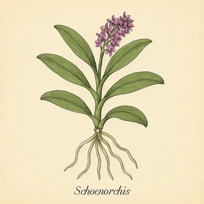 Schoenorchis Illustration
