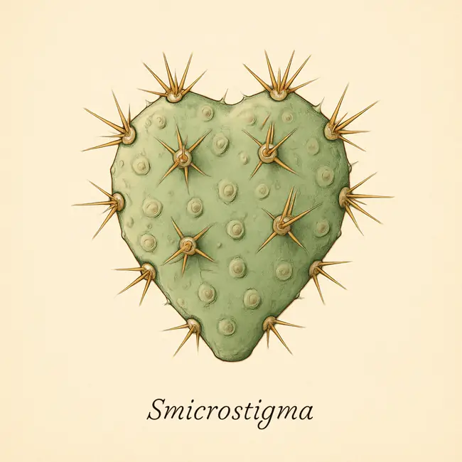 Smicrostigma – Botanische Detailillustration