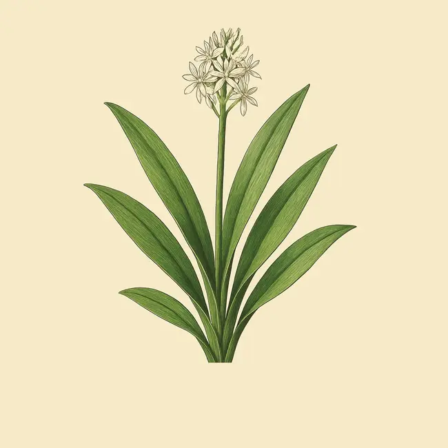 Speirantha – Botanische Illustration des Habitus