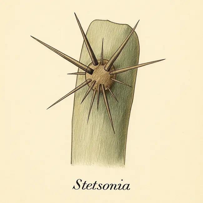 Stetsonia – Botanische Detailillustration
