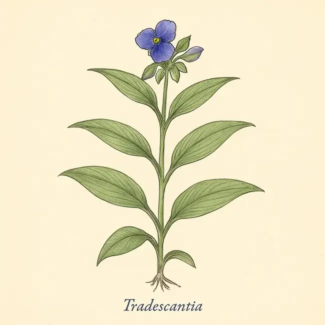 Tradescantia Illustration