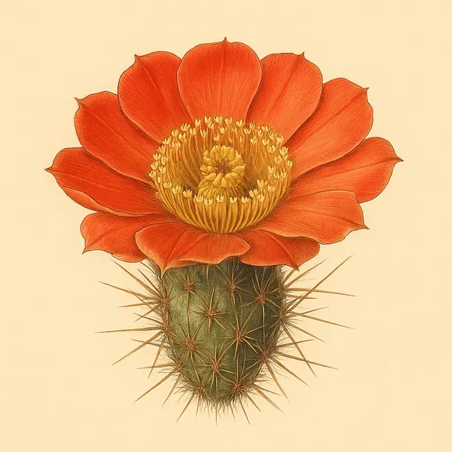 Tunilla – Botanische Illustration der Blüte