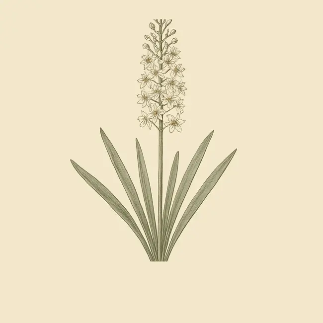 Urginea – Botanische Illustration des Habitus